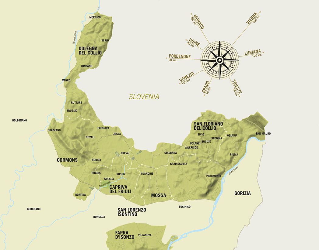 Mappa Collio